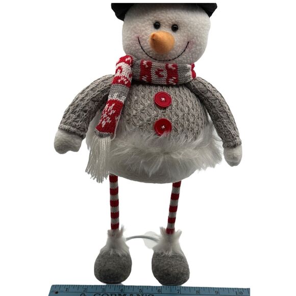 burton + BURTON Snowman Bobble Body Long Leg Rare 17" Spring Standing - Picture 10 of 16